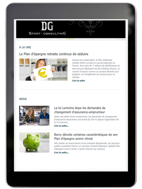 Newsletter DG SPORT CONSULTING